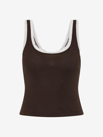 MONETA TANK - DARK CHOCOLATE