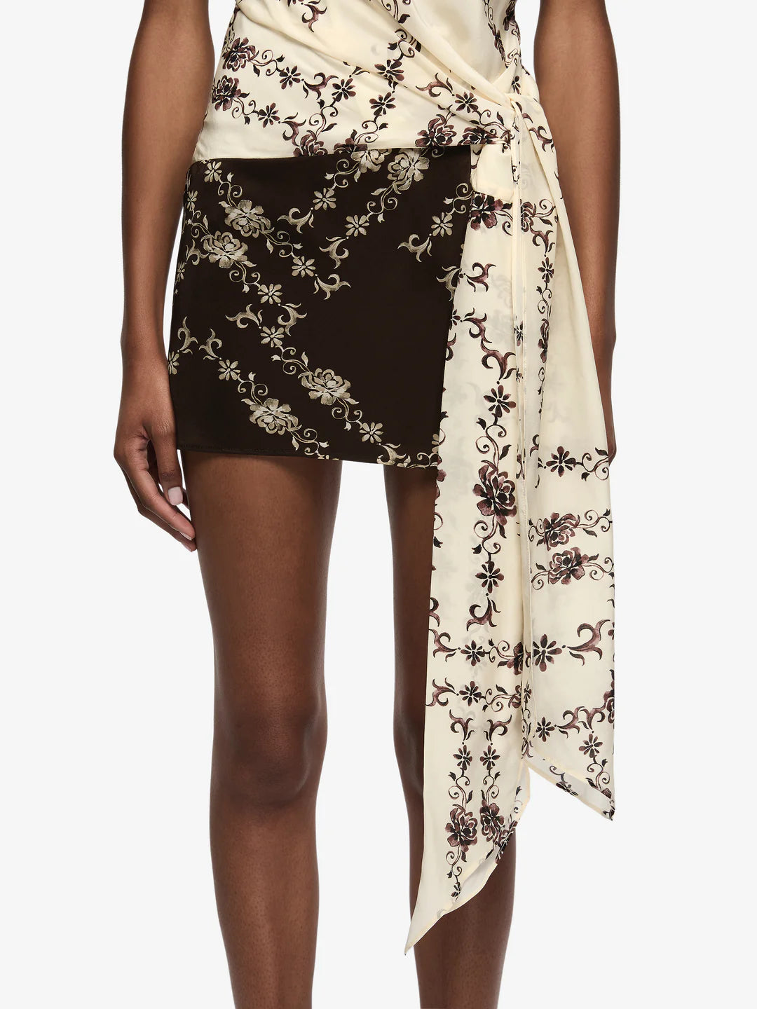 Myah Mini Dress - Geo Vine Floral