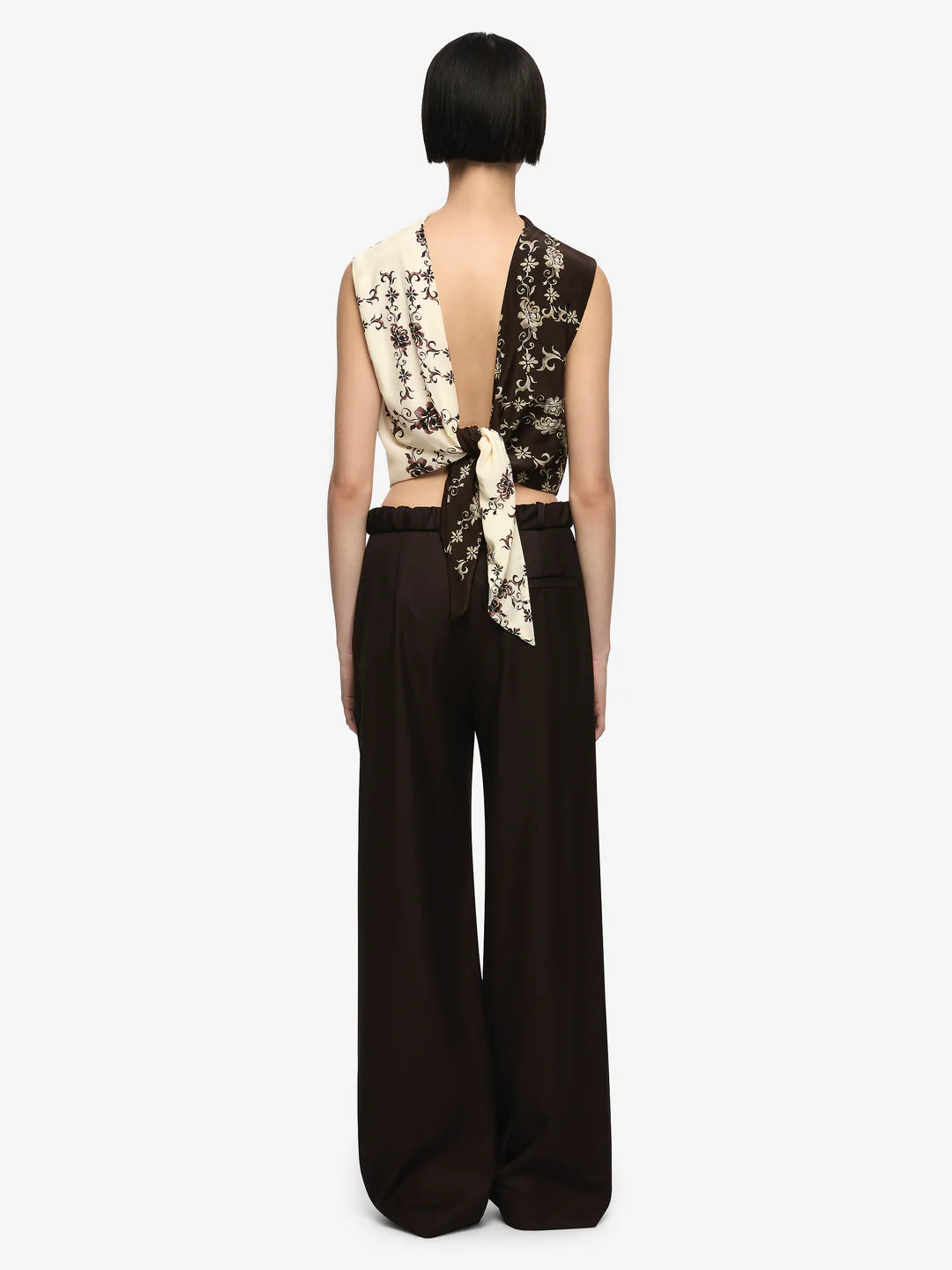 Myah Top - Geo Vine Floral