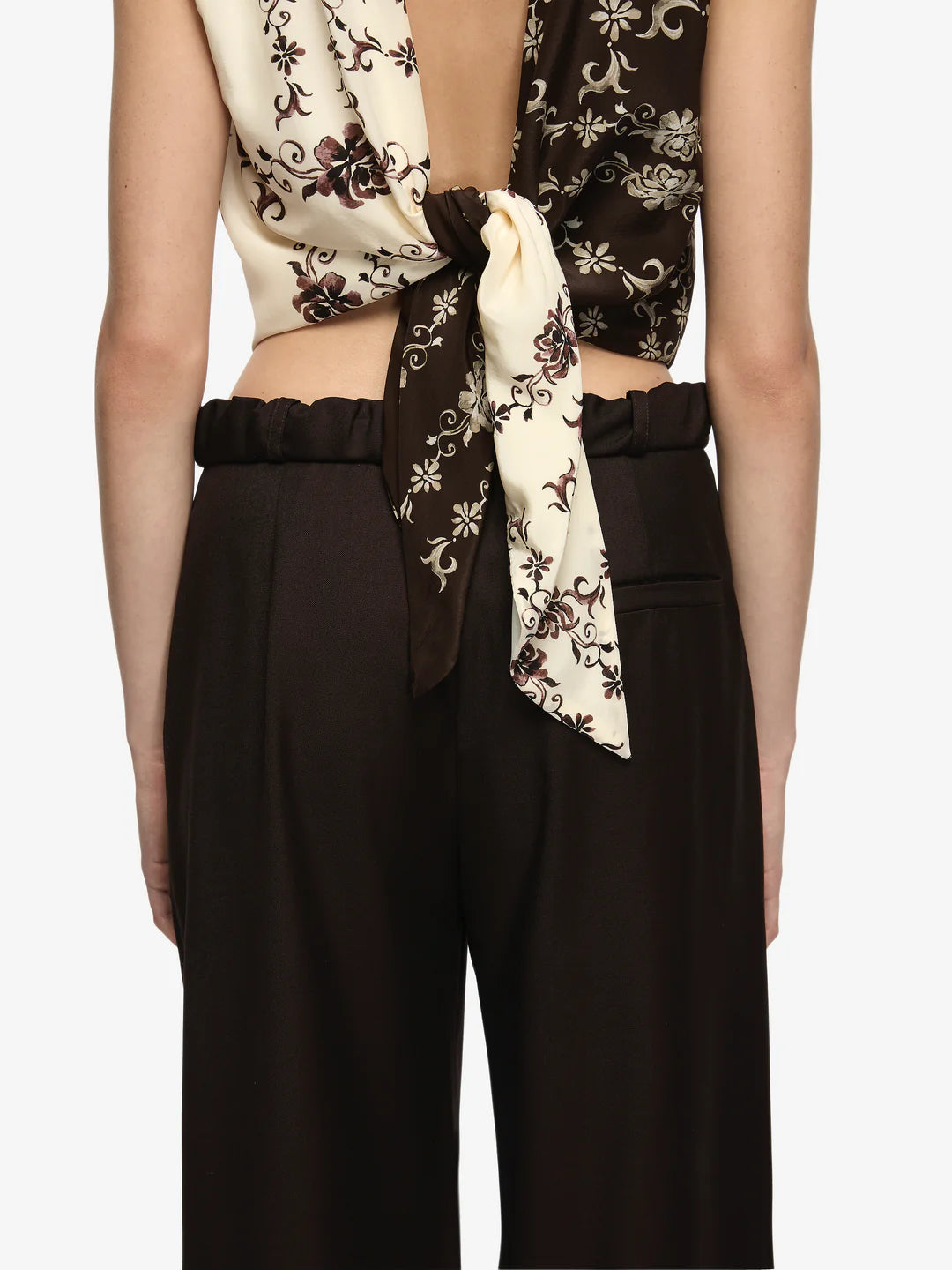Myah Top - Geo Vine Floral