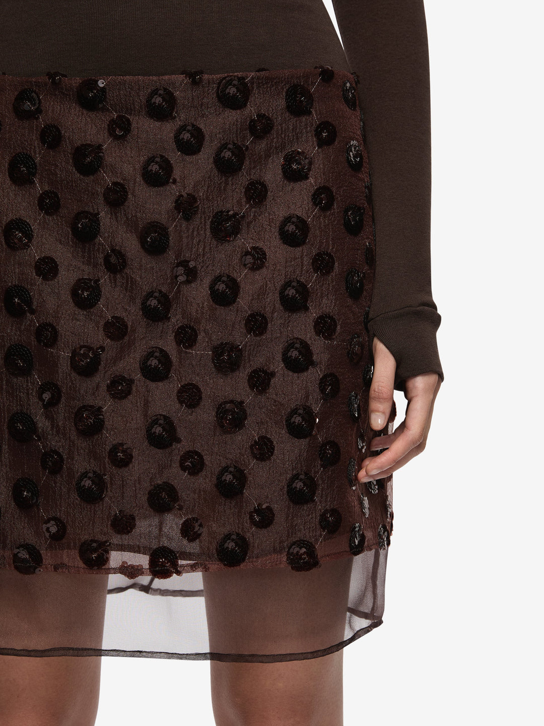 RHI MIDI SKIRT - PLUM