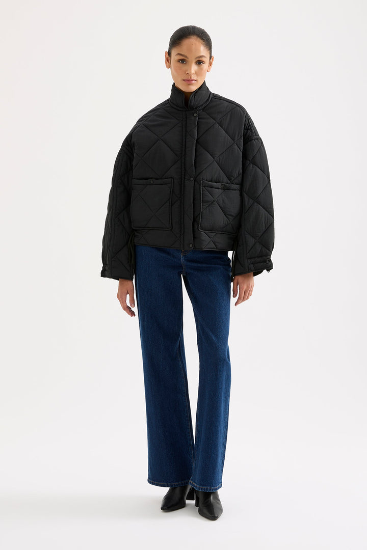 Sloane Puffer Jacket - Black