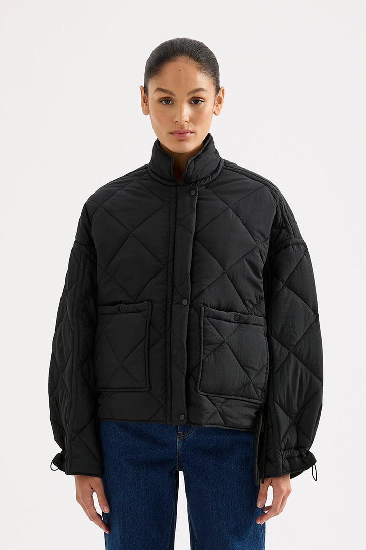 Sloane Puffer Jacket - Black