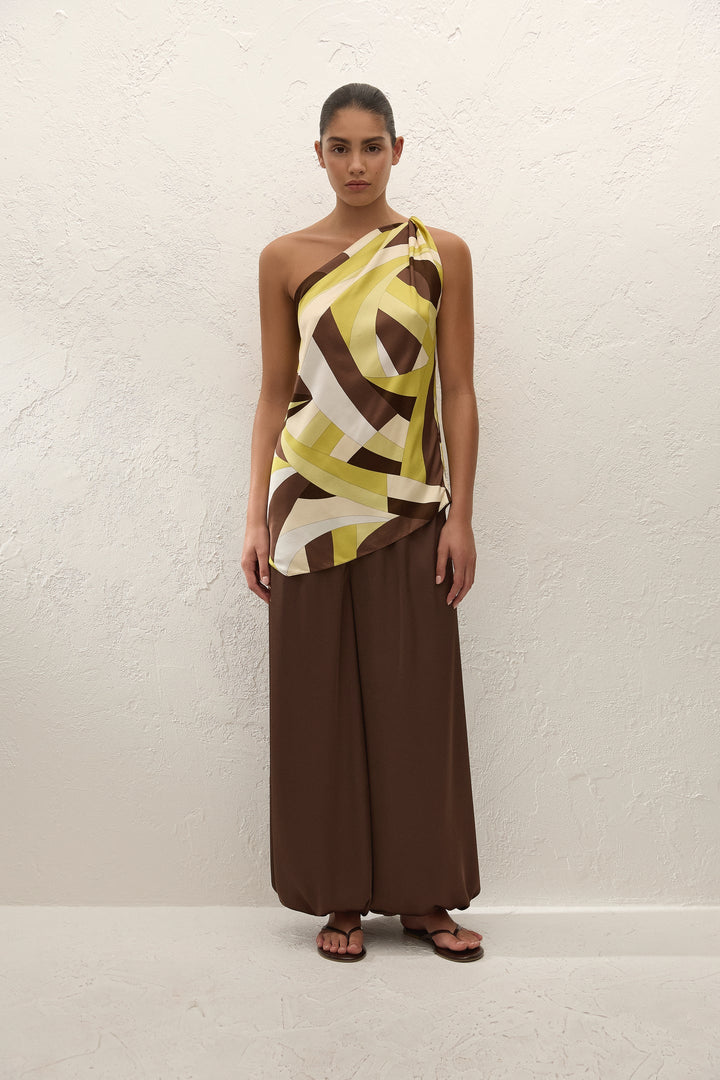 Cove Balloon Pant- Chocolate
