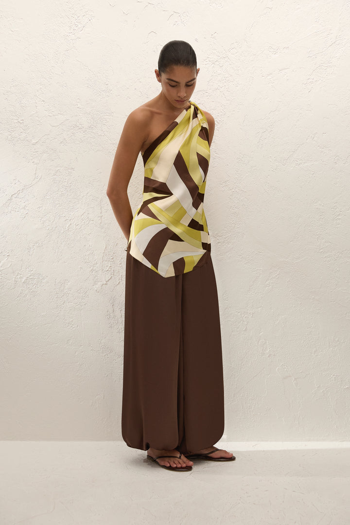 Cove Balloon Pant- Chocolate