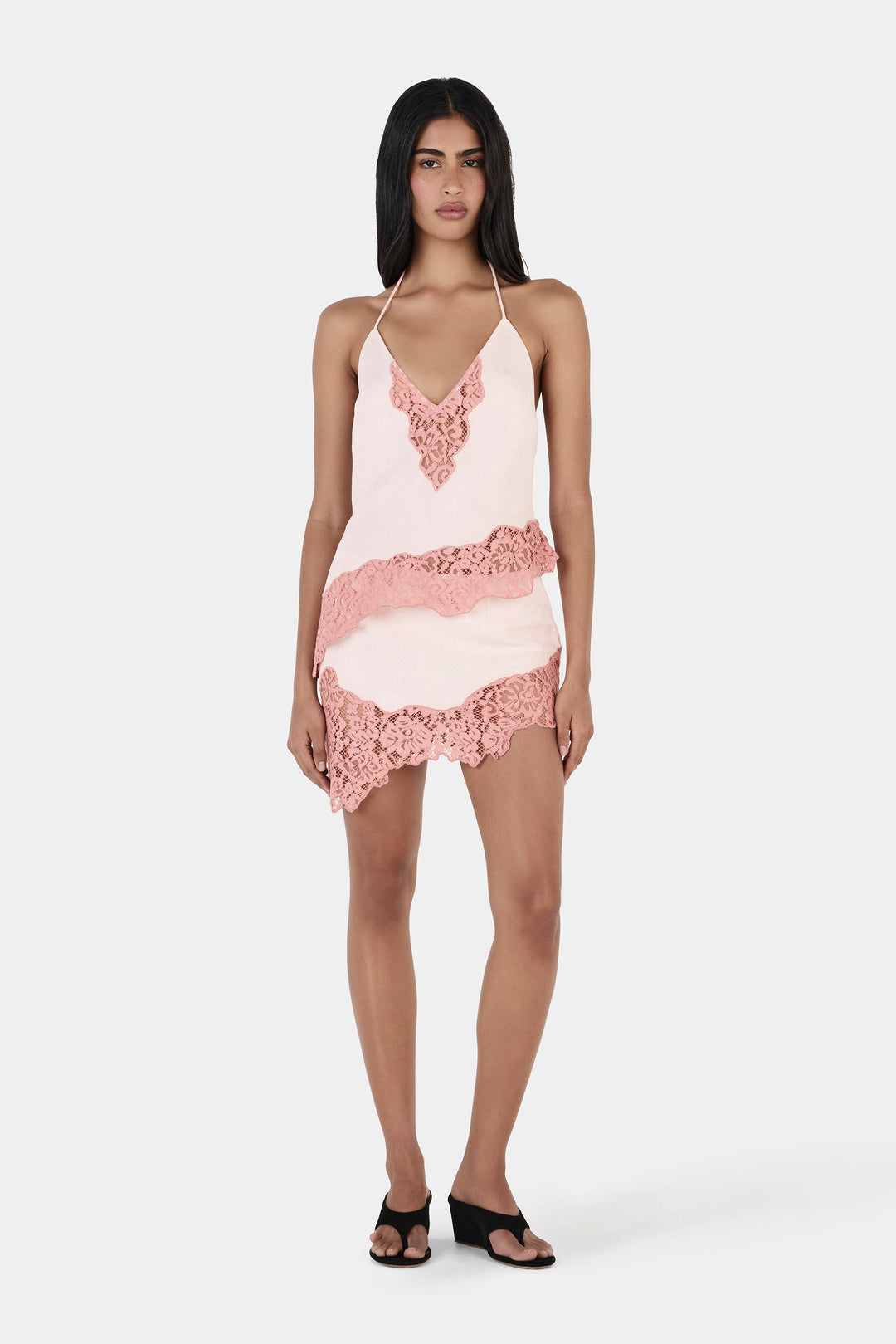 Effy Skirt - Pink Two Tone