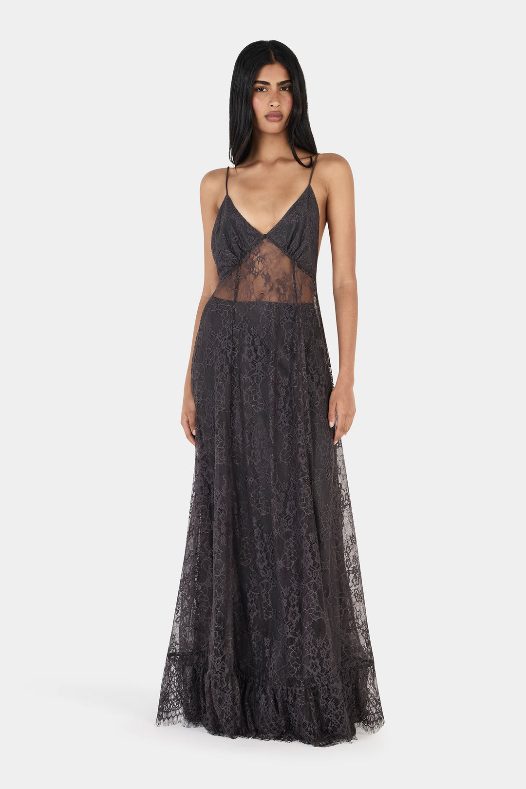 Nicks Gown - Charcoal