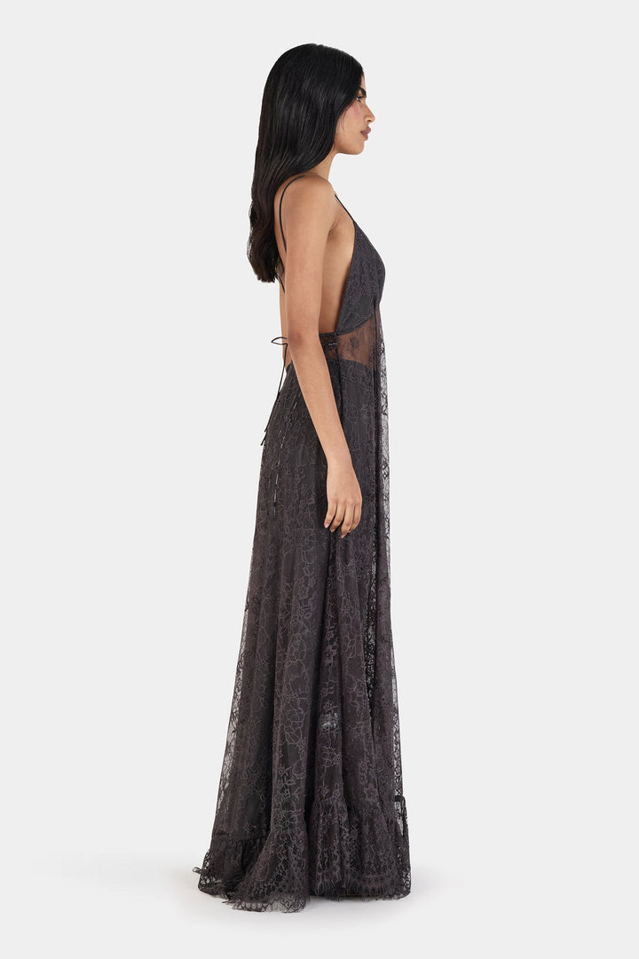 Nicks Gown - Charcoal