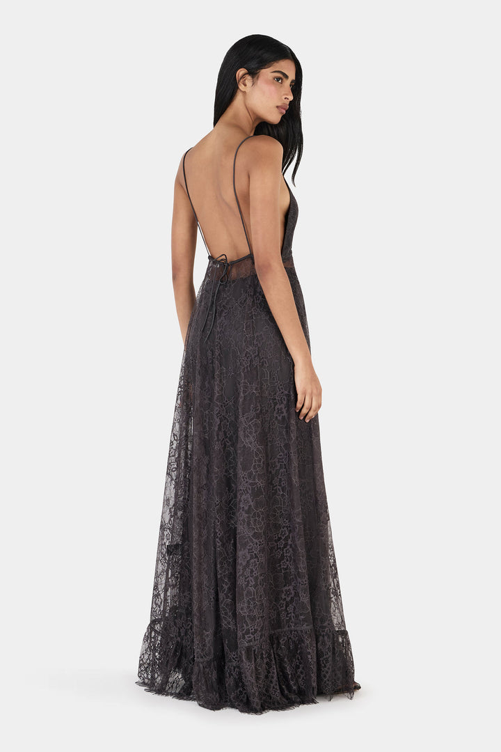 Nicks Gown - Charcoal