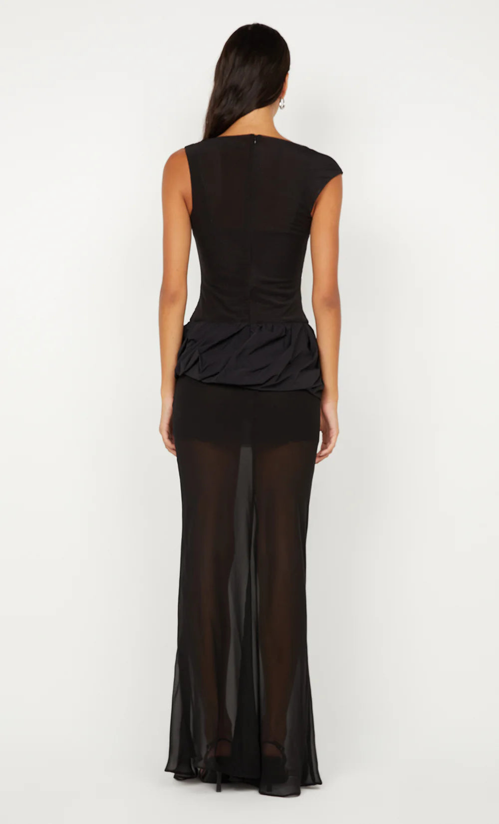Ida Baubble Maxi Dress- Black