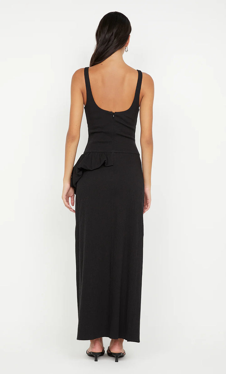 Rowena Asym Dress - Black