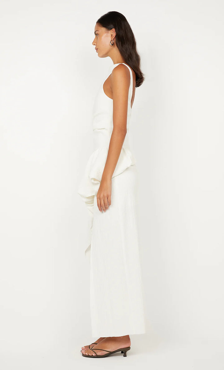Rowena Asym Dress - White