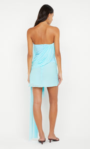 Danka Strapless Mini Dress - Turquoise