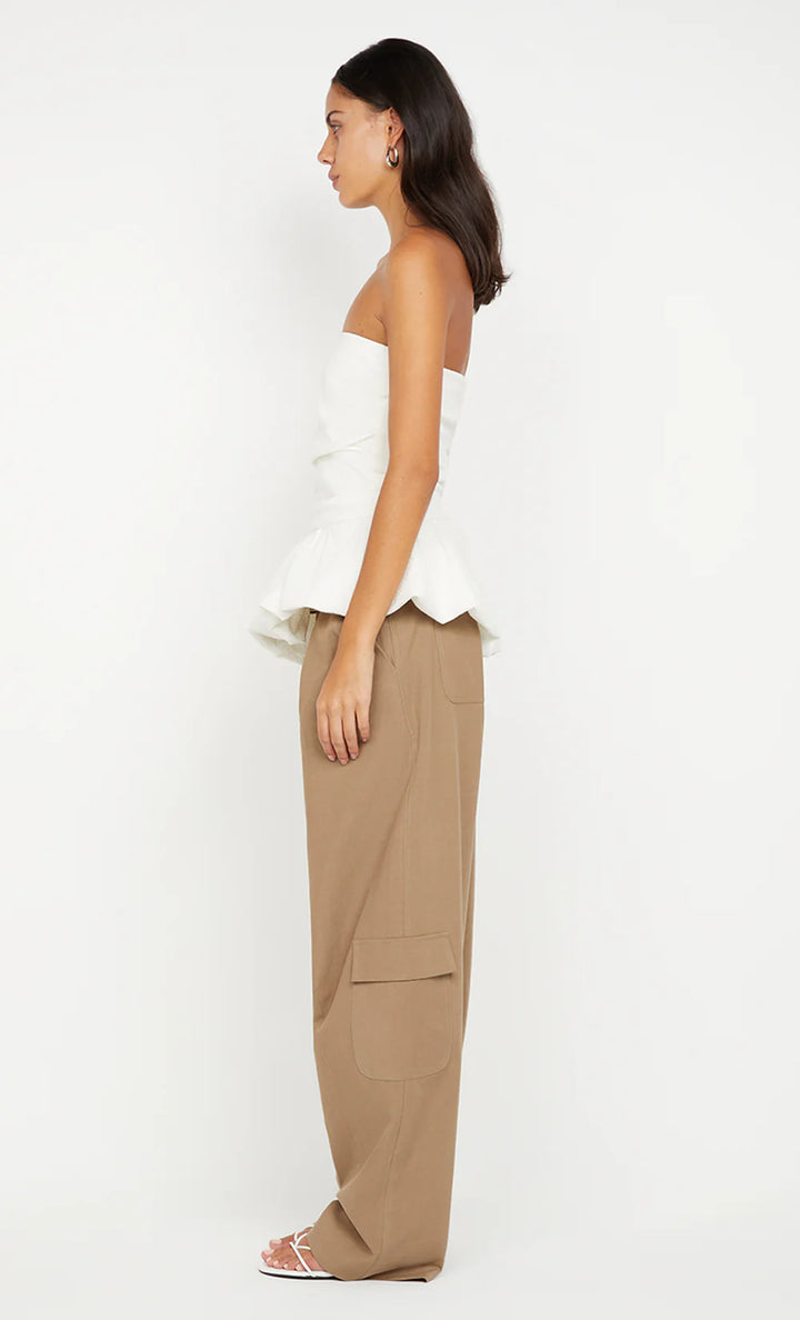 Rowena Strapless Top - White