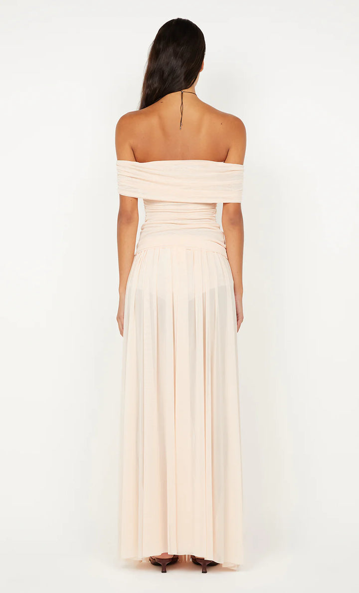 Camille OffShoulder Top - Peach