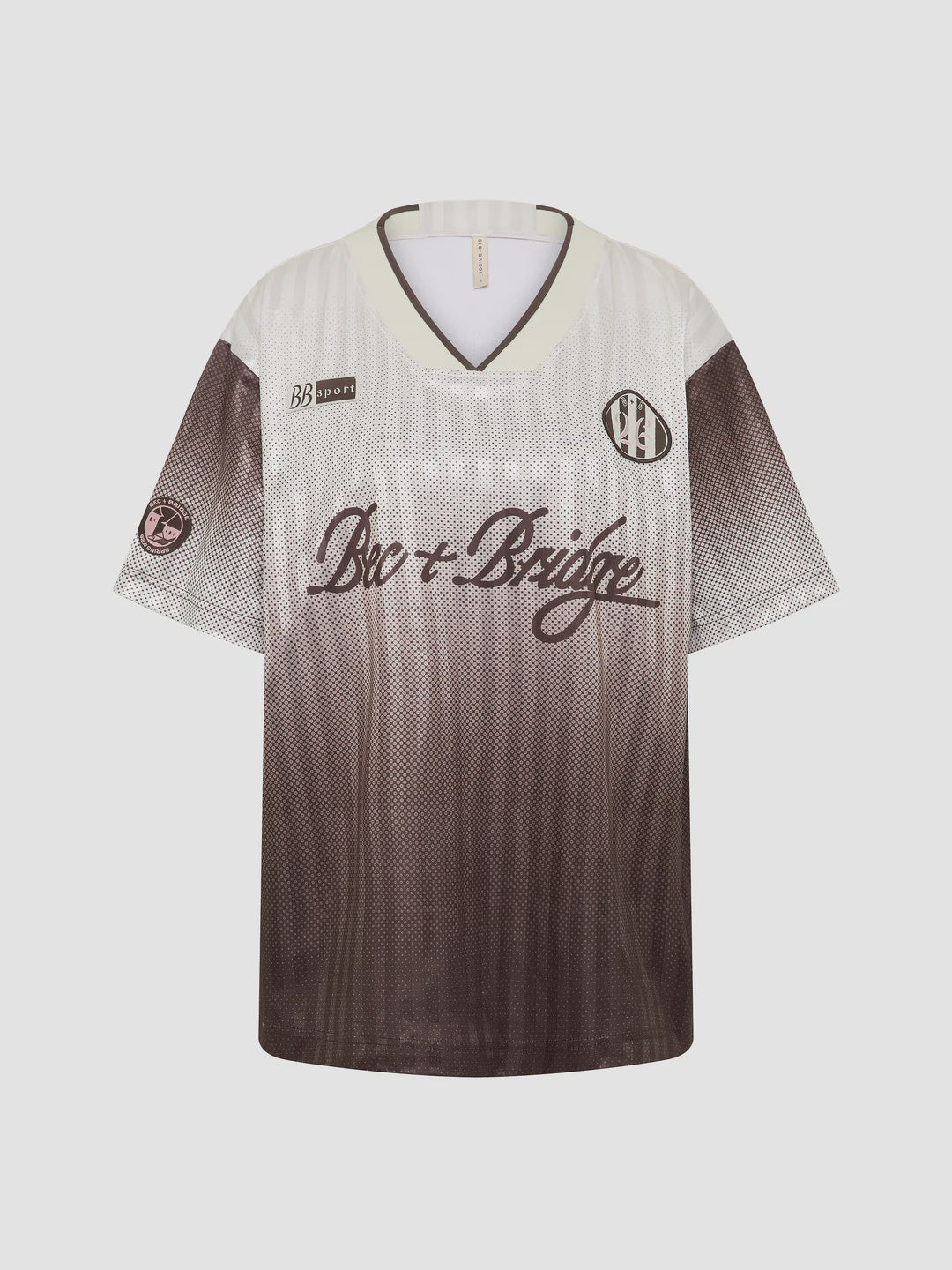 ZELIA JERSEY T-SHIRT - BITTER CHOC OMBRE