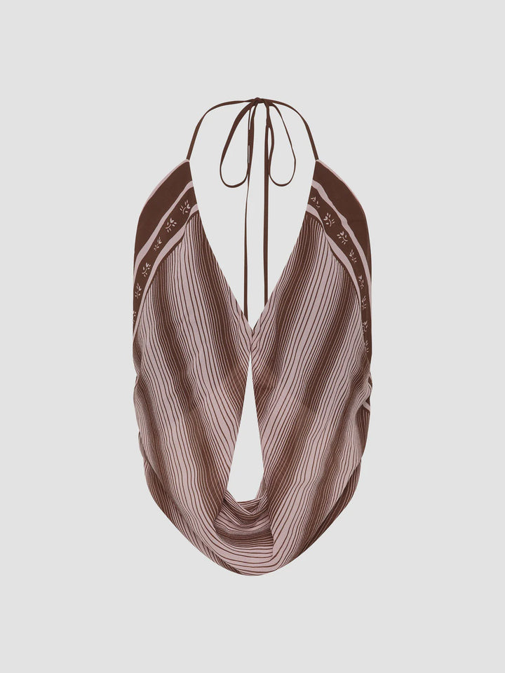 EVELY HALTER TOP