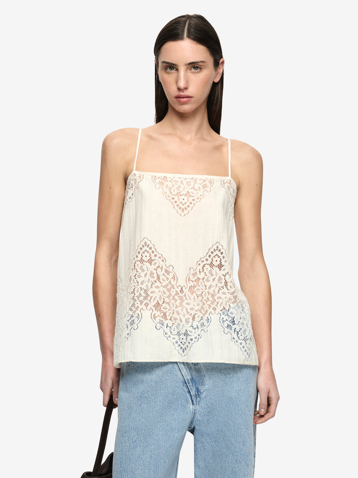 MARIETTA SQUARE NECK  TOP