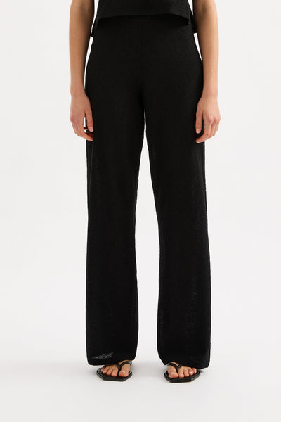 Zosia Knit Pant - Black