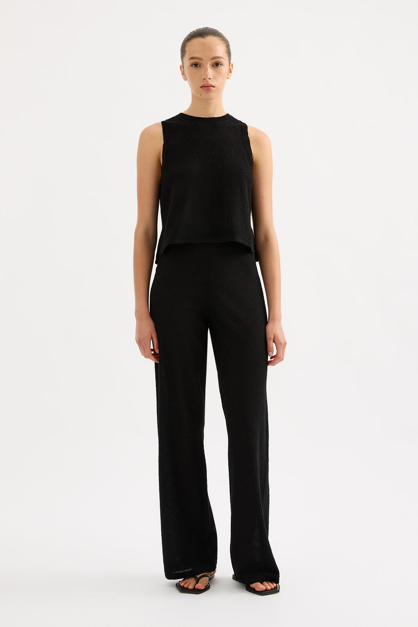 Zosia Knit Pant - Black