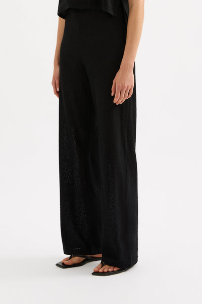 Zosia Knit Pant - Black