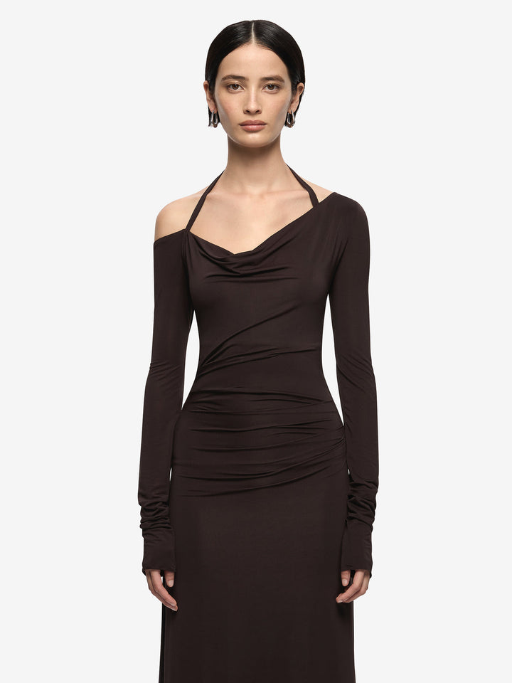 COURT LS MAXI DRESS