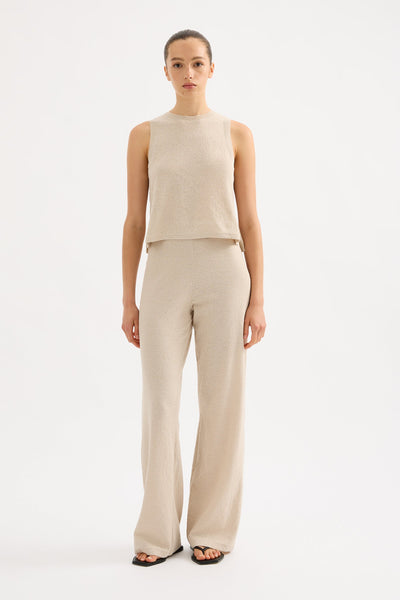 Zosia Knit Pant - Bone