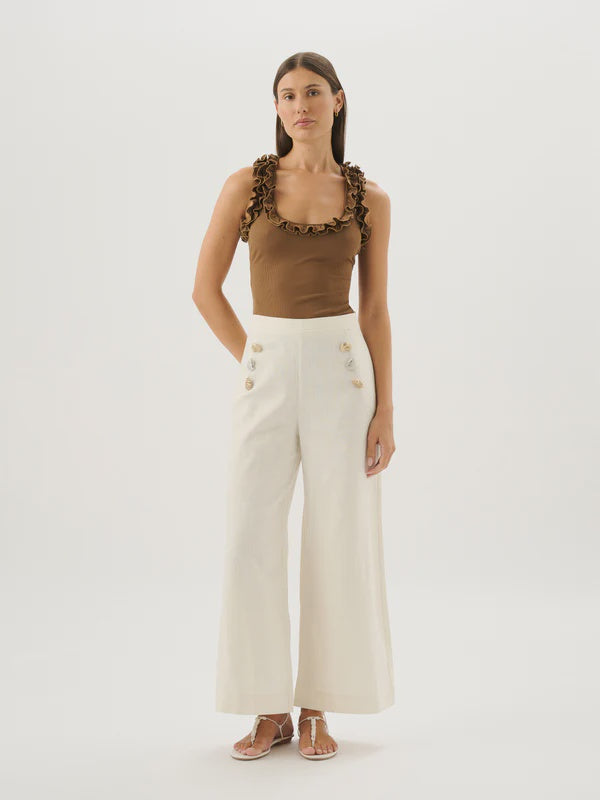 Waverly Pant - Ecru