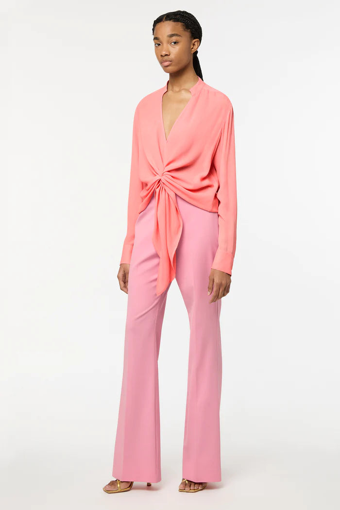 INTERPLAY WRAP BLOUSE - PINK