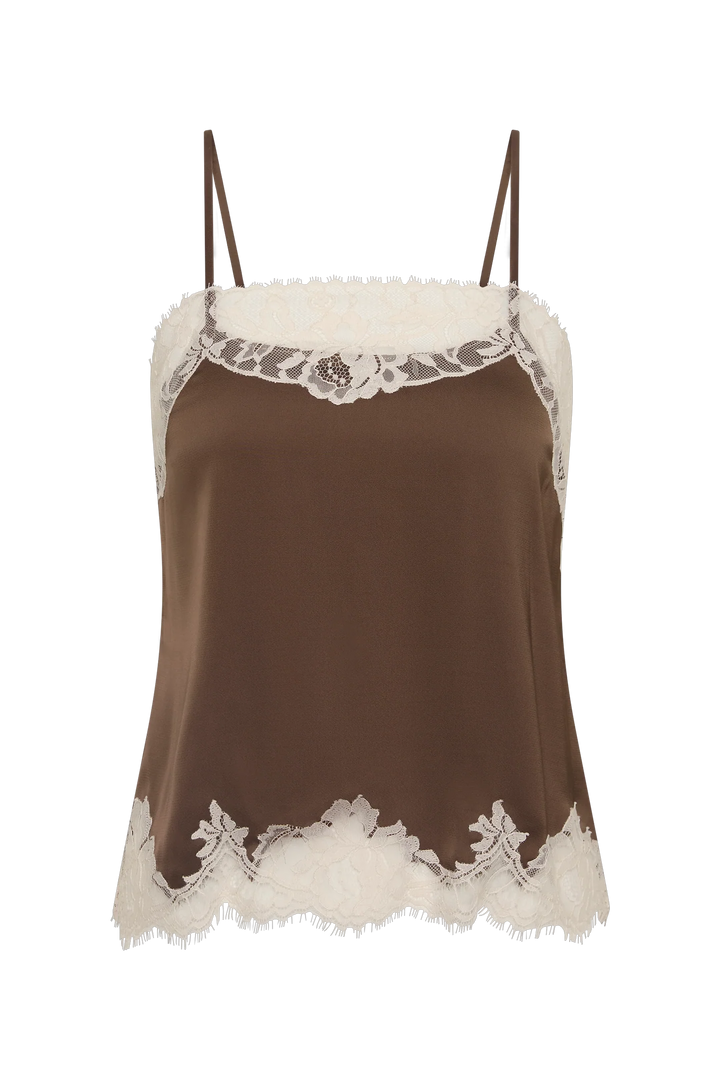 Marisol Top - Chocolate Lace