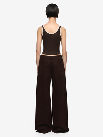 MONETA TANK - DARK CHOCOLATE