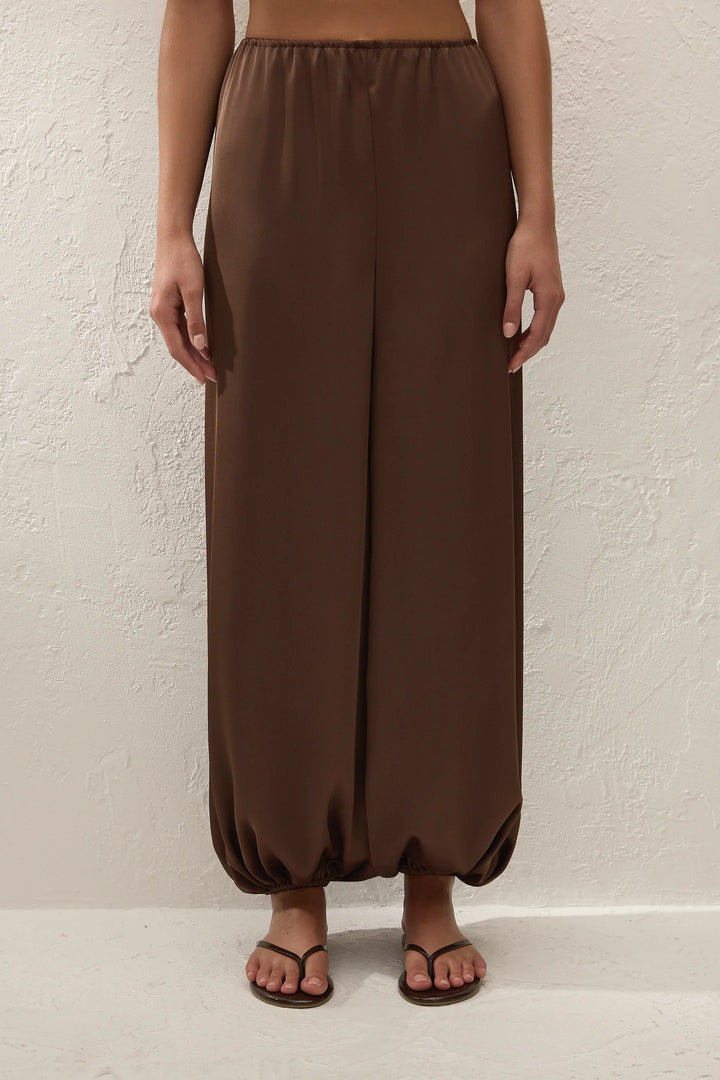 Cove Balloon Pant- Chocolate