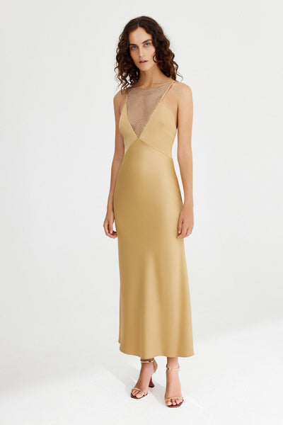 Elodie Maxi Dress - Gold