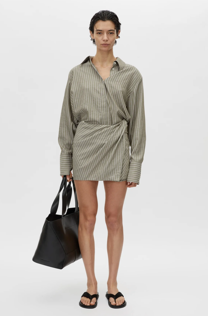 Illias Skirt - Ash Stripe