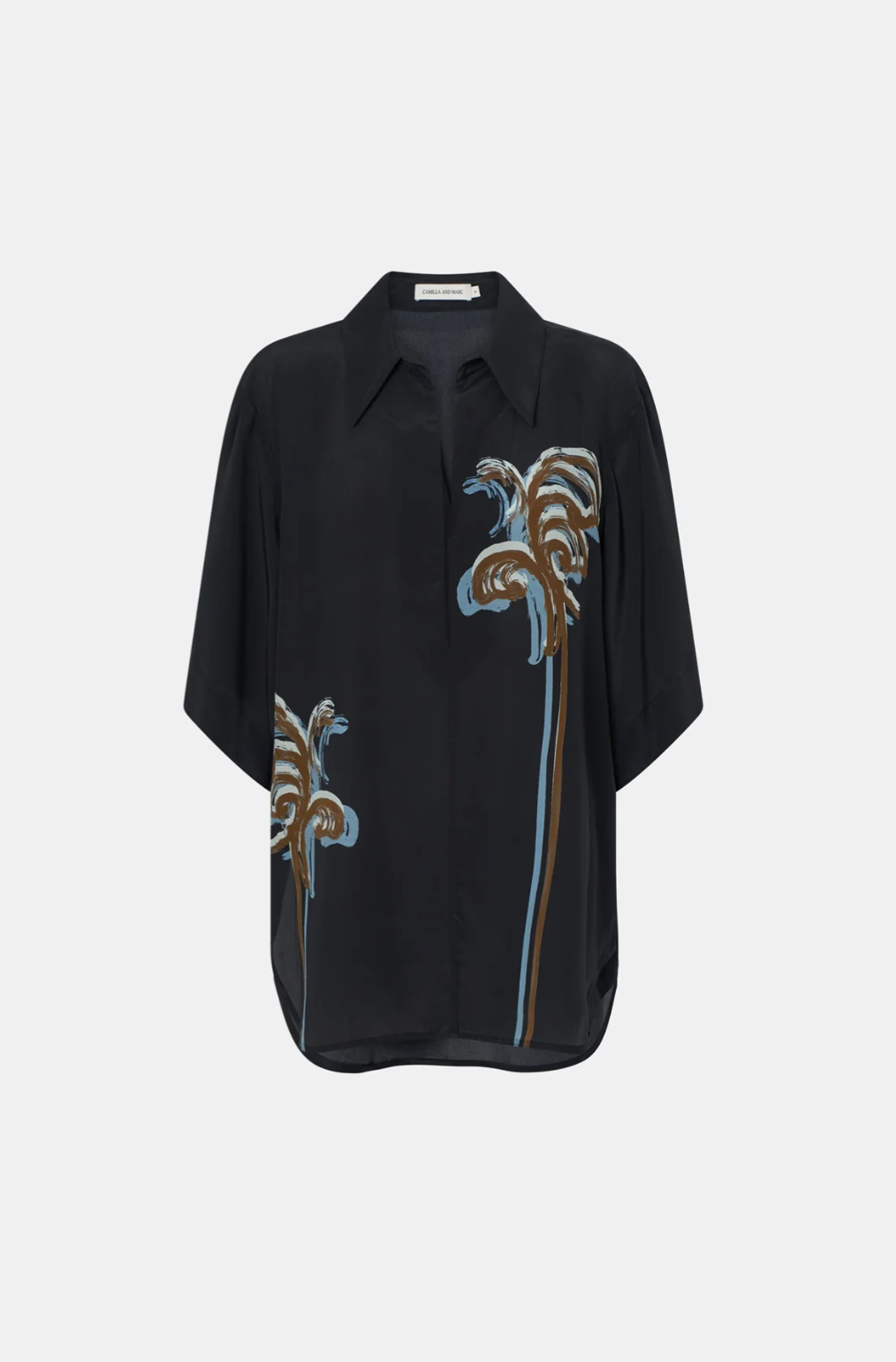 Frida Shirt- Black Frida Print