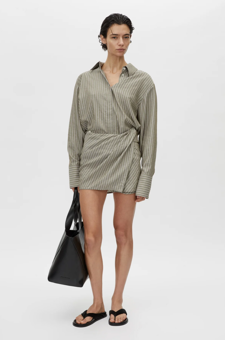 Illias Skirt - Ash Stripe