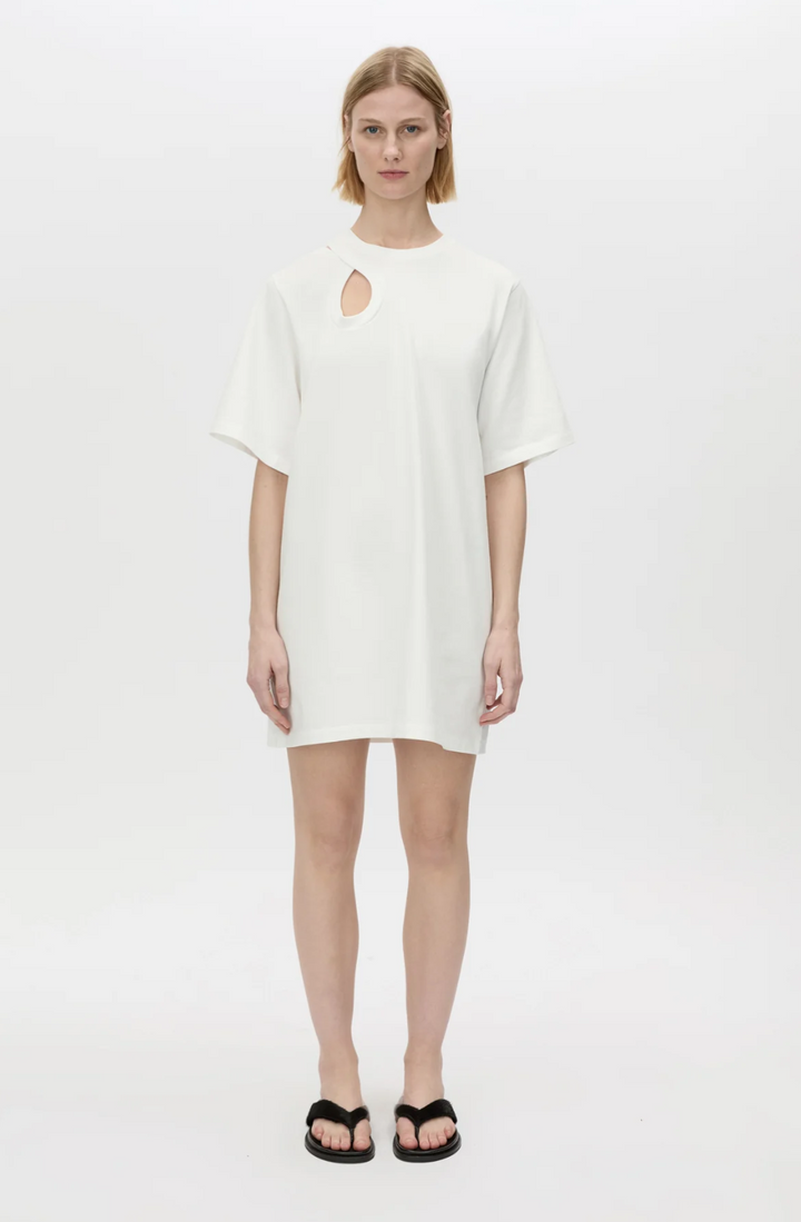 Pablo Tee Mini Dress - Soft White