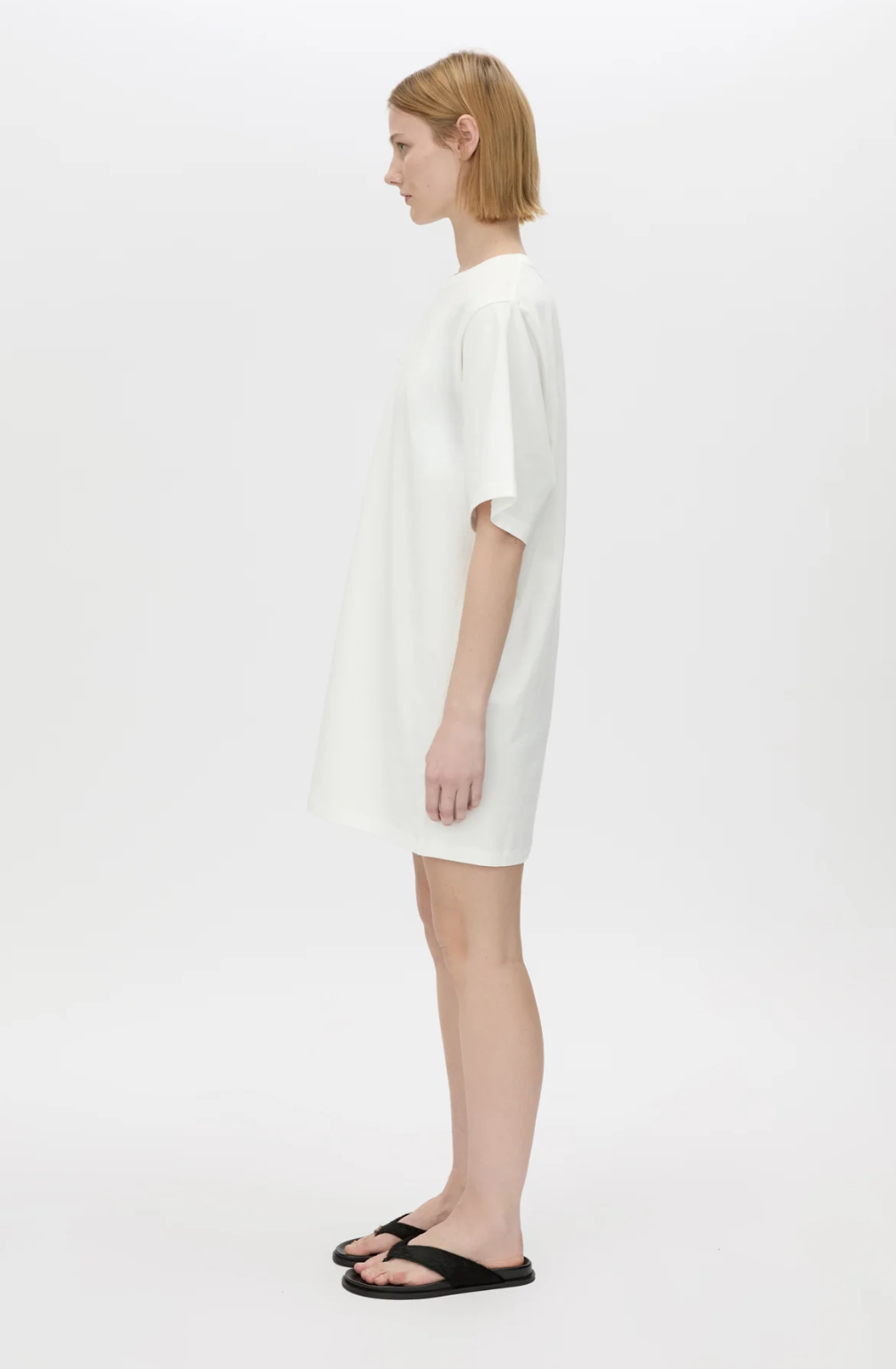 Pablo Tee Mini Dress - Soft White