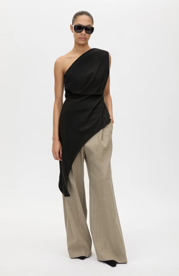 Ciran Asymmetrical Top - Black