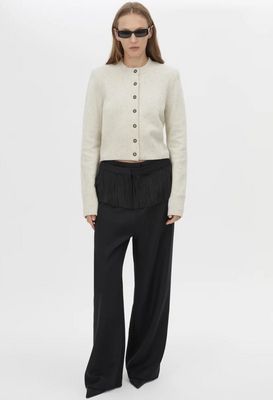 ATKINSON KNIT CARDIGAN - ASHEN