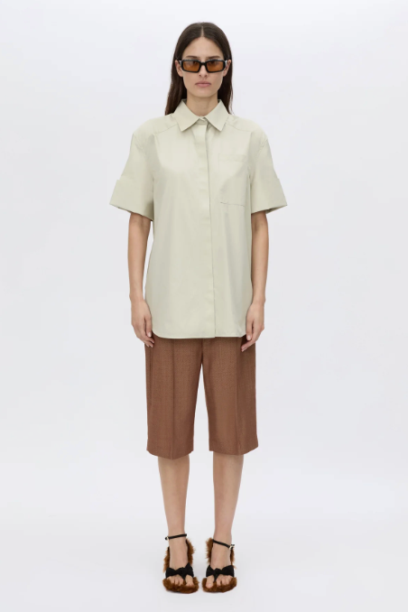 Winslow Short Leave Skirt - Stone