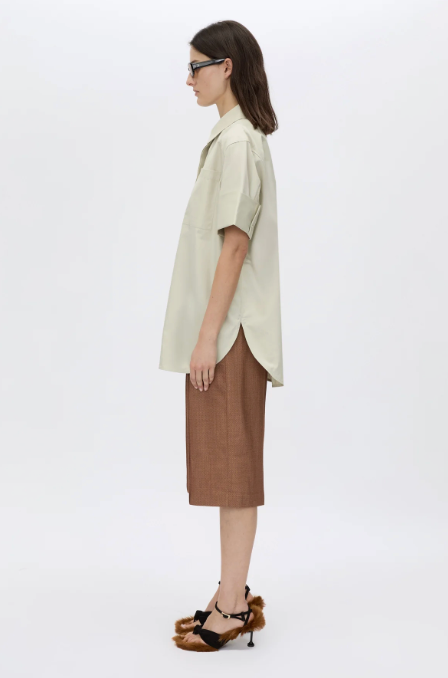 Winslow Short Leave Skirt - Stone