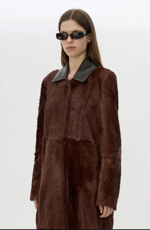 Rina Coat - Chocolate