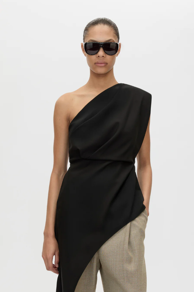 Ciran Asymmetrical Top - Black