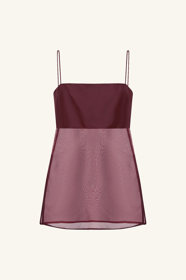 tibby silk organza cami - port royale