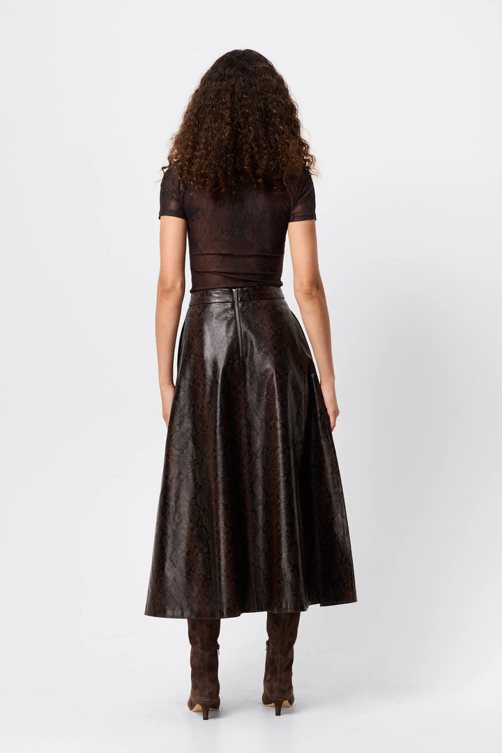 Siren Short Sleeve Top - Snake Print