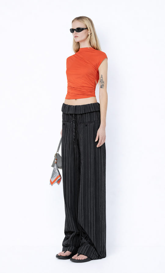 SOLENNE TOP - PERSIMMON