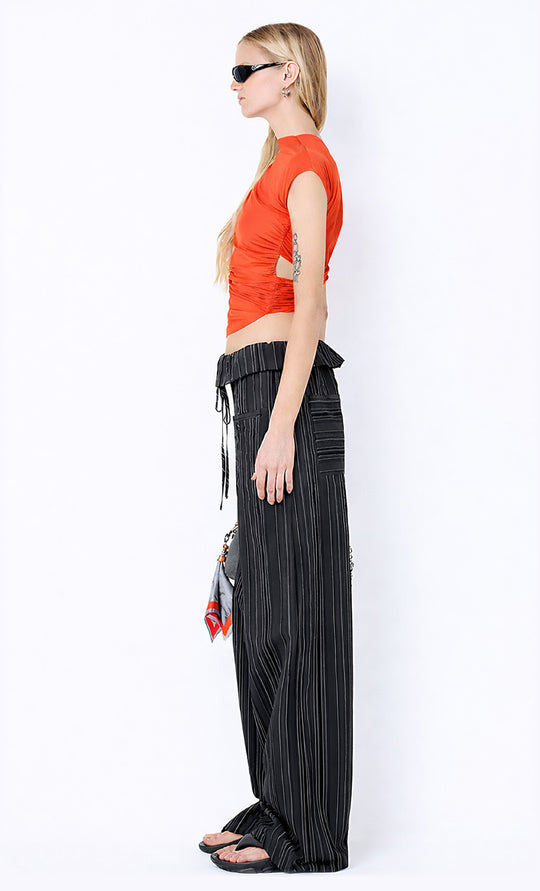 SOLENNE TOP - PERSIMMON