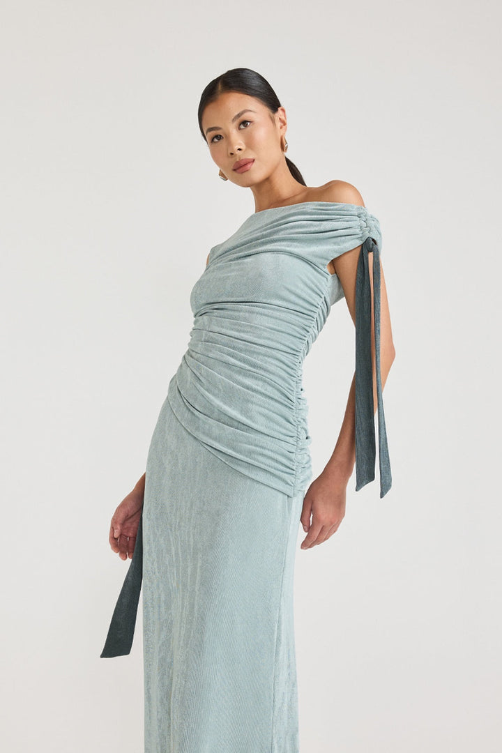 Kalilah Dress - Seafoam Green/Teal