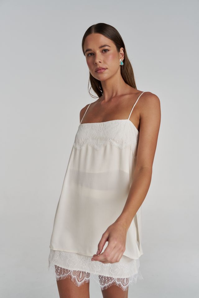 FLORENCE MINI SKIRT- WHITE
